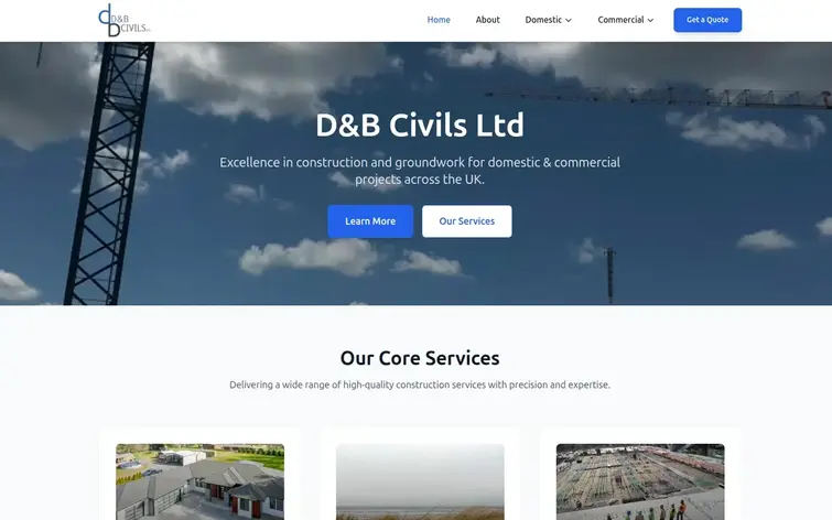 D & B Civils Ltd (Currently Under Development)